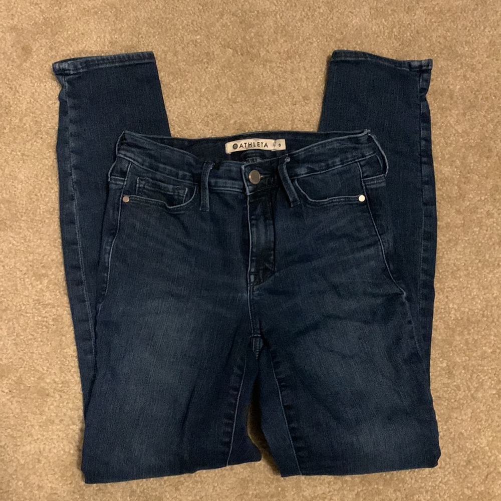 Athleta skinny jeans size 0